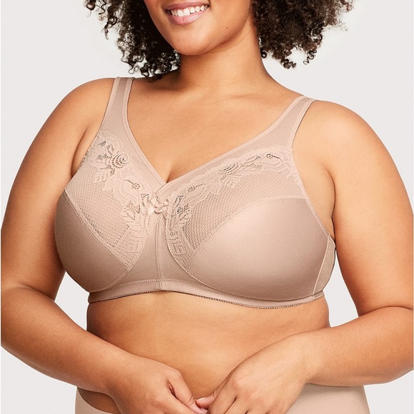 Glamorise MagicLift Wire-Free Minimizer Bra - Picture 2 of 14